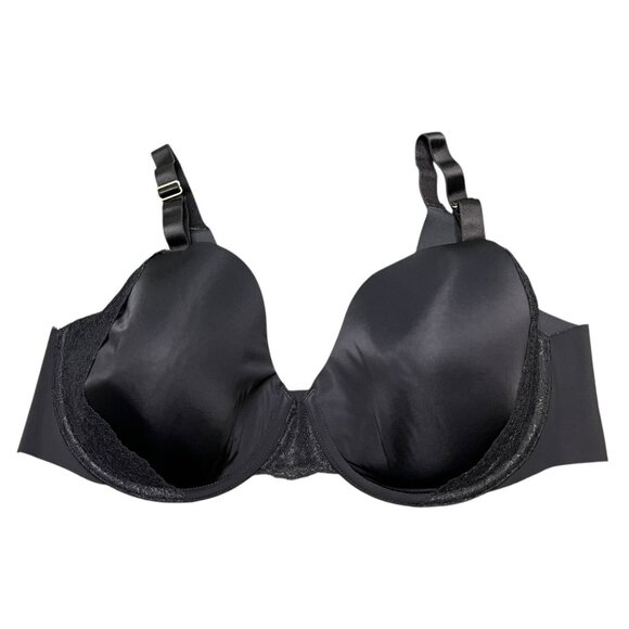 Soma Bra Size 38D Vanishing 360‎ Perfect Coverage Underwire Bra Black - Picture 1 of 7